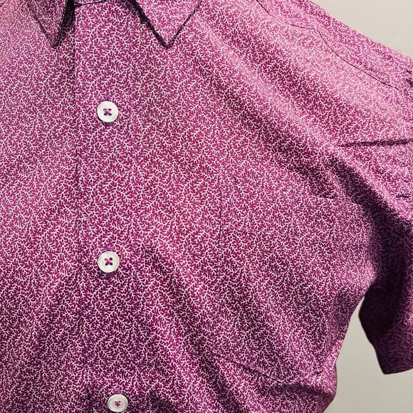 Nick Graham Everywhere Shirt Men’s S Purple White Stretch Modern Fit NWOT - Picture 2 of 6
